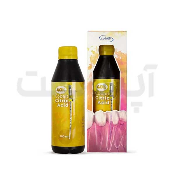 محلول شست و شوی کانال سیتریک اسید 40% کبالت - Cobalt Citric Acid