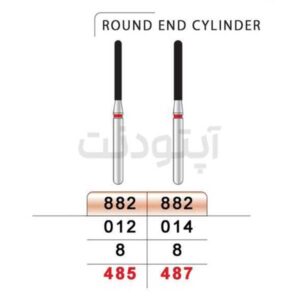 فرز روند اند سیلندر الماسه دور قرمز تیزکاوان | 882