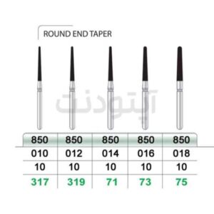 فرز روند اند تیپر الماسه تراش تیزکاوان | 850
