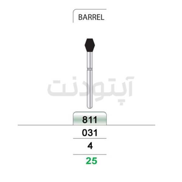 فرز بریل (بشکه ای) الماسه تراش تیزکاوان | 811