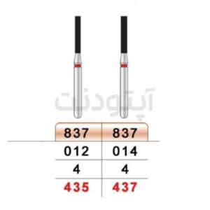 فرز فیشور بلند الماسه دور قرمز تیزکاوان | 837