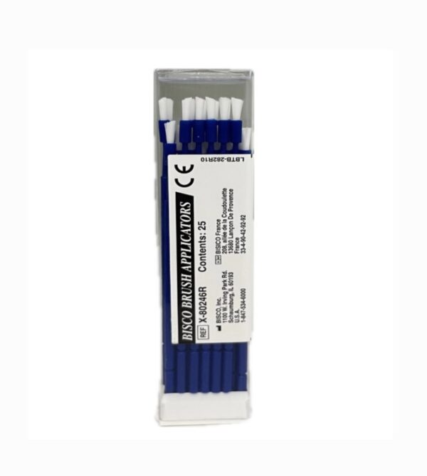 Dark Blue Bristle Applicators Bisco