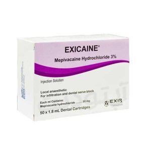 اکسی کائین اکسیر 3 درصد -EXICAINE 3% EXIR DENTAL CARTRIDGE