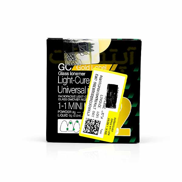 گلاس آینومر لایت کیور جی سی GC Fuji II LC Gold Label