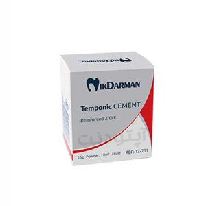 سمان موقت زینک اکساید اژنول Temponic Cement نیک درمان - Nik Darman