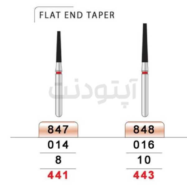 74.jpg فرز فلت اند تیپر الماسه دور قرمز تیزکاوان | 847-848 - Image 1