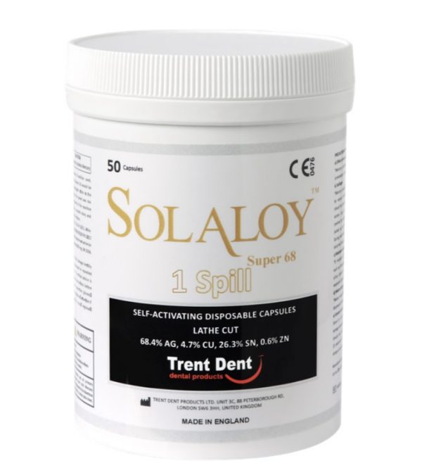 آمالگام کپسولی SOLALOY SUPER 68 - ترنت دنت Trent Dent - Image 1