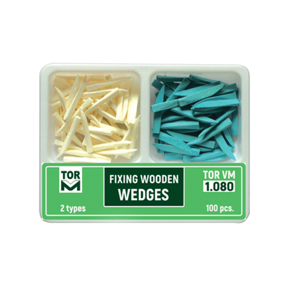وج چوبی آناتومیک 100 عددی دو رنگ TorVM